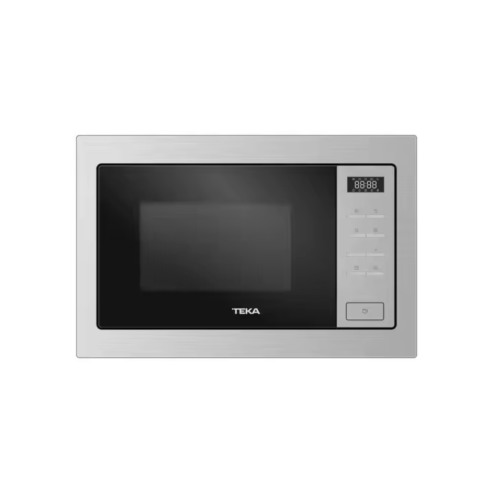 Microondas Integrable 900W con Grill 1W, 0W 25L Teka MSEG825FI 112010002 | Acero inoxidable antihuella, Panel de Mando Electrónico, Puerta Cristal Exterior e, Negro - 1