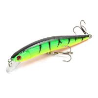 Señuelo De Pesca Flotante Minnow 1/2pcs Con Ojos 3D Crankbait Wobblers Artificial Plástico Duro Para Bass Pike Jerkbait Equipamiento De Pesca - details 10