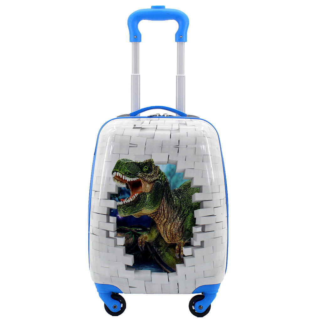 Maleta viaje maleta cabina estampada infantil 4 ruedas trolley maleta rigida dibujos infantiles 31X21X46CM