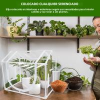 Carpa De Jardín Para Plantas Insecto-Resistente Y Anti-Pájaros PVC Cubierta Invierno Calor Anti-UV Viento Portable Para Flores - details 9