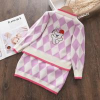 Conjunto De Ropa De Niña Melario Princesa Cartoon Suéteres Y Abrigos Con Volante 2PCS Ropa De Invierno Para Niñas Talla 4-6Años - details 18