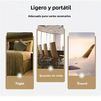 Máscara De Sueño 3D Blindfold De Tela Suave Con Espuma De Memoria Para Bloquear La Luz Ayuda Para Dormir Viaje Cubierta De Ojos - details 6