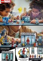 LEGO 76315 Marvel Laboratorio de Iron Man: Sala de Armaduras, Juguete de Construcción de Superhéroes con Figura Meca Articulada y 5 Minifiguras, Regalo de los Vengadores para Niños y Niñas a partir de 8 Años - details 0