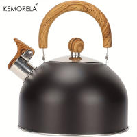 Kettle De Acero Inoxidable 2.5L Con Mango Resistente Al Calor Para Camping Al Aire Libre Apto Para Estufa De Gas Y Inducción - details 0
