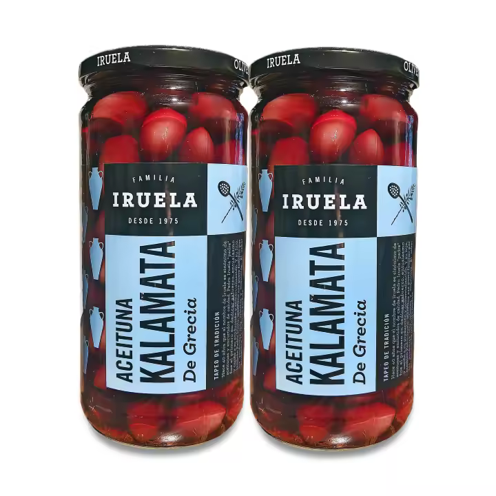 Aceituna kalamata de Grecia de Iruela (Pack de 2 unidades de 720gr) - 1