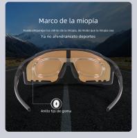 Gafas De Ciclismo Kapvoe UV400 Para Hombre Y Mujer Gafas De Sol Para Montar En Bicicleta Correr Esquiar Pesca Y Escalada - details 10