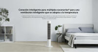 Official | Xiaomi Smart Tower Fan 2, Brisa natural, Suave flujo de aire envolvente, Protección de la seguridad infantil, Conexión inteligente, Flujo de aire envolvente, Cubre fácilmente toda la habitación con un rango de ventilación de 10 metros - details 9