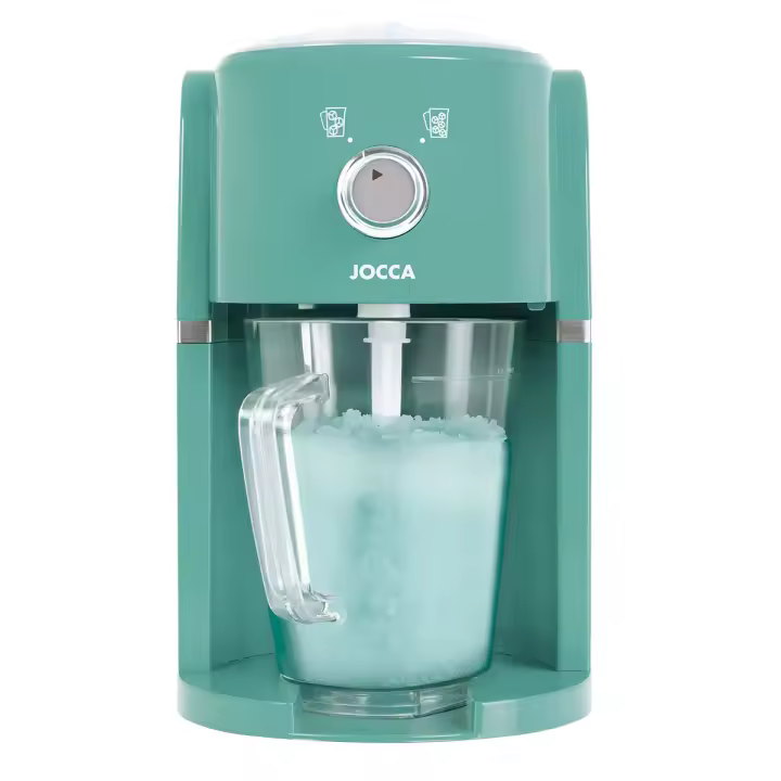 Jocca Máquina para Hacer Granizados Turquesa 1.1L con Cuchillas Inox, Función Automática y Diseño Desmontable para Fácil Limpieza - 1