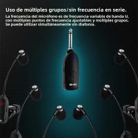 Amplificador De Instrumentos Sin Fiwres Para Saxofón Trompeta Trombón Microfono Wireless Transmisor Receptor Profesional - details 4