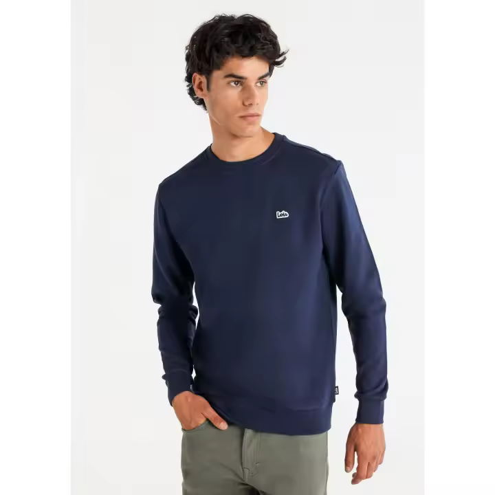 LOIS JEANS - Sudadera básica cuello caja con logo - 1