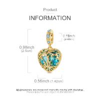 Encantos Originales De Plata 925 Árbol De Familia Pendientes Letra Cuentas Aretes Compatible Con Pulsera Collar Joyería DIY Regalo Con Bolsa De Terciopelo - details 2