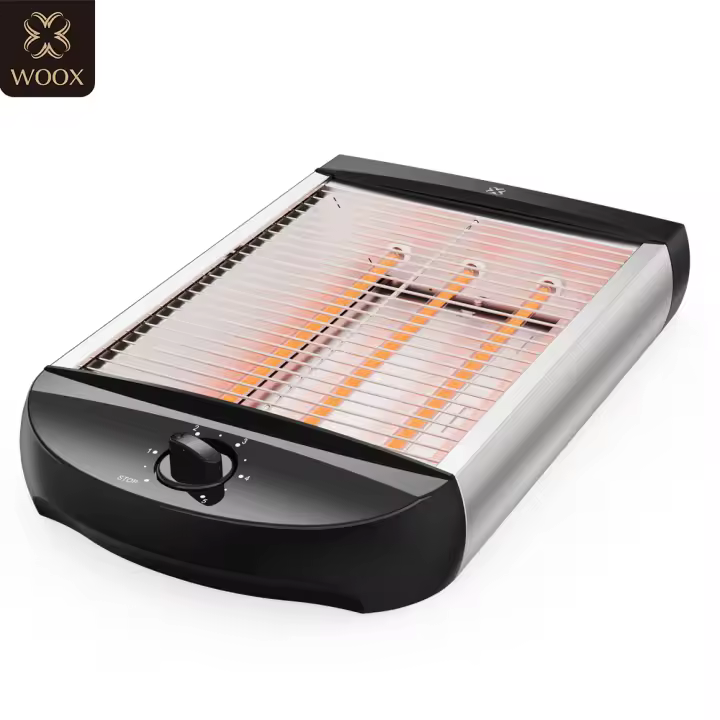 Tostadora eléctrica de 900W con calentamiento rápido, 4 ranuras, bandeja recogemigas de acero inoxidable, para cocina y hogar, tostar 4 panes una vez, temporizador mecánico variable, control de dorado, función stop, temporizador en sentido antihorario - 1
