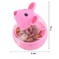 Juguete Interactivo Para Gatos Alimentador De Alimentos Con Bola De Rata Dispensador De Comidas Plástico Divertido Para Gatos Tamaño Pequeño - details 0