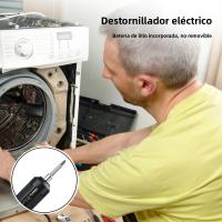 Destornillador Eléctrico USB Para El Hogar Herramienta De Mantenimiento Para Tareas De Fijación Y Perforación Incluye Batería Tecnología De Litio Recargable - details 6