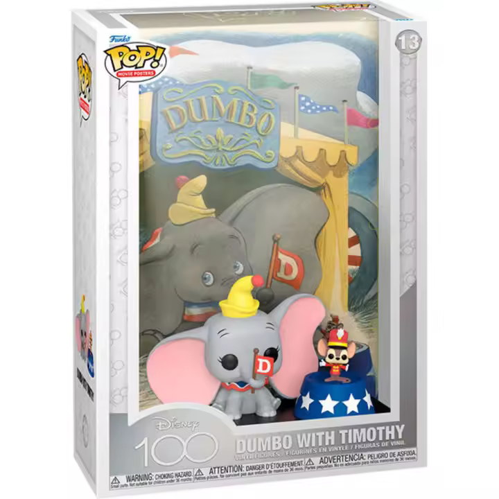 Funko - Figura Pop Movie Poster Disney 100Th Anniversary Dumbo - Funko Pop Coleccionable De Edición Limitada - Funko Pop Diseño Detallado Y Realista - Funko Pop Ideal Para Regalo - Funko Pop Gran Variedad De Personajes - 1