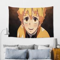 Tapiz A-Agatsuma Z-Zenitsu Decoración De Pared Para Habitación Estilo Japonés Impresión De Dibujos Animados Material Poliéster Tela Colgante Para Fiesta Y Decoración De Bebé - details 8