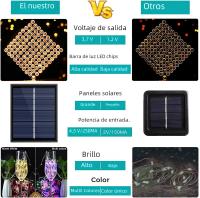 Cadena De Luces Solares LED 1000 LEDs 100 Metros Para Exterior Navidad Fiesta De Año Nuevo Decoración De Jardín Con Batería Incluida - details 3
