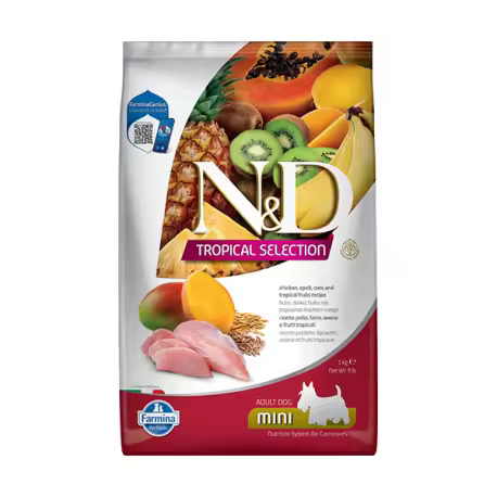 FARMINA N&D TROPICAL DOG MINI POLLO 5KG - 1