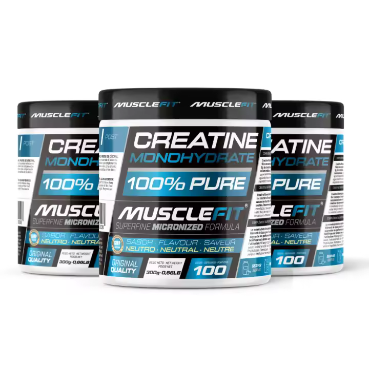 Pack 3 Creatina Monohidrato Micronizada - MuscleFit │Pack Súper Ahorro │MUSCLECULT│ - 1
