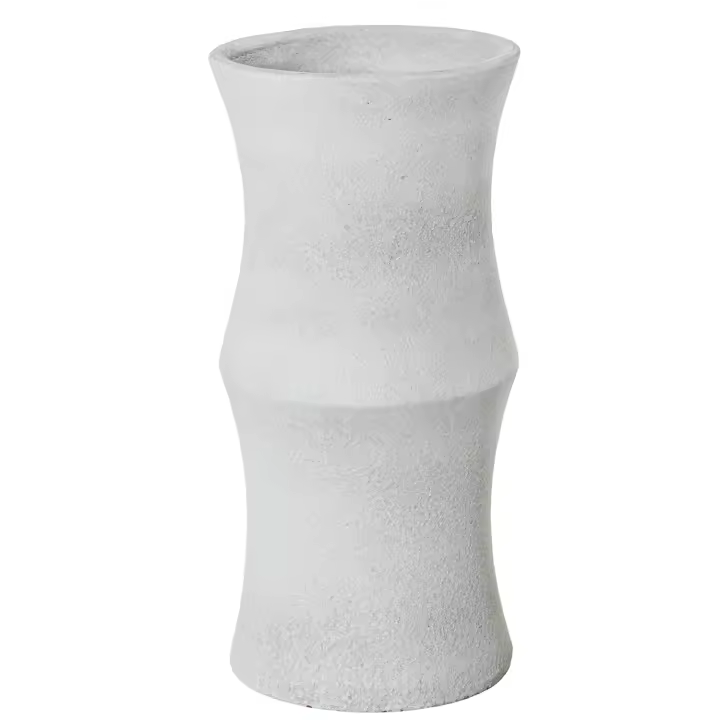 Paraguero cerámica beige arena forma bambú, medidas 25x50 cm Fijalo - 1