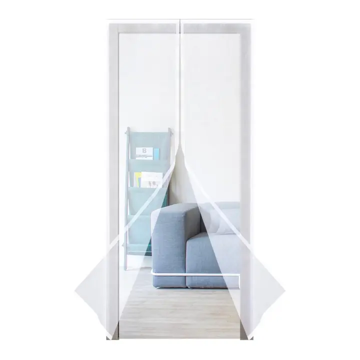 Cortina Mosquitera Para Puertas, Mosquitera Imantada Puerta , Cierre Magnético Automático Que Evita el Paso de Insectos, Fácil de ensamblar - 1