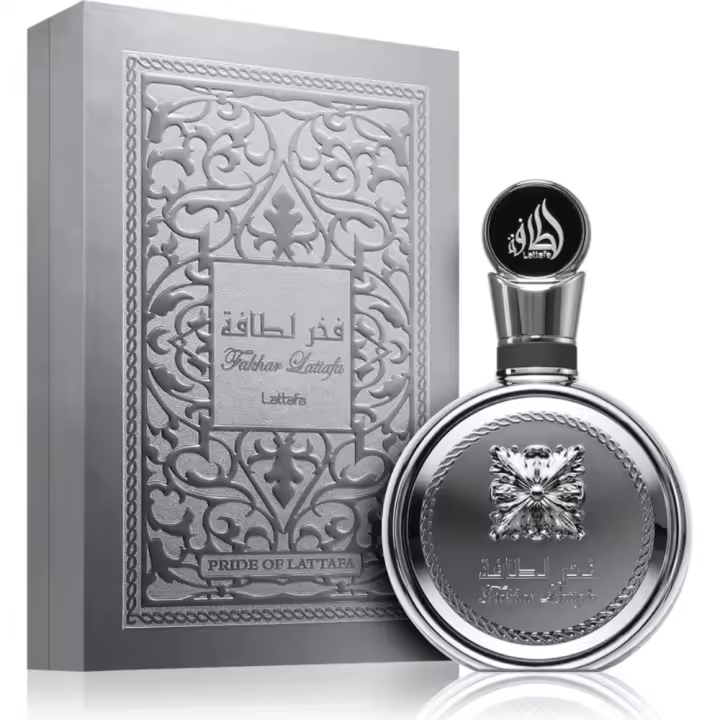 Fakhar Platin de Lattafa Perfumes – Perfume Arabe 100% original de lujo absoluto para hombres y mujeres (100 ml), una joya olfativa de elegancia oriental y sofisticación moderna - 1