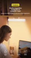 Lámpara De Escritorio Magnética Baseus LED Recargable Con Iluminación Suave Para Armario Estudio Lectura Luz Nocturna Moderna - details 1