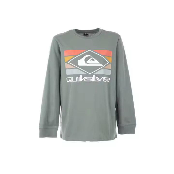 Quiksilver CAMISETA M.L QS RAINBOW Verde Hombre - 1