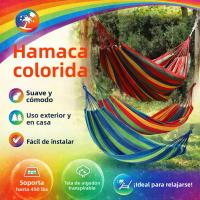 Silla De Hamaca Doble De Tela Para Exteriores Anti-Rollo Para Jardín Camping Habitación Uso En La Selva Descanso Para Adultos - details 4