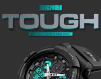 Reloj Deportivo SKMEI 1270 Para Hombre Con Cronógrafo Digital Doble Resistente Al Agua 50M Pantalla De La Semana Reloj De Pulsera Masculino - details 0