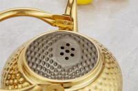 Tetera Sférica De Acero Inoxidable Con Mango De Martillo Y Malla Interna Para Té De Flores 2.0L Capacidad Venta Individual - details 1