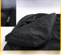 Chaqueta De Corrida Para Hombres Impermeable Y a La Viento Con Capucha Ligera Y Transpirable Ropa De Escalada Y Pesca - details 3