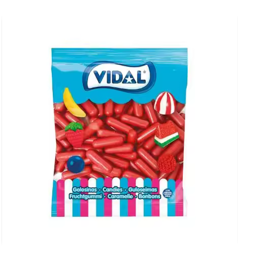 VIDAL Pintalabios bolsa 250U 1,6Kg sabor aCereza y tutti sin gluten sin grasa sabor original Vidal garantizado - 1