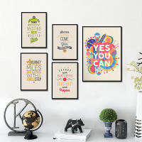 Póster Motivacional Inspiracional En Inglés Arte De Pared Decorativo Pintura Creativa Para Hogar Habitación Oficina Clase - details 3