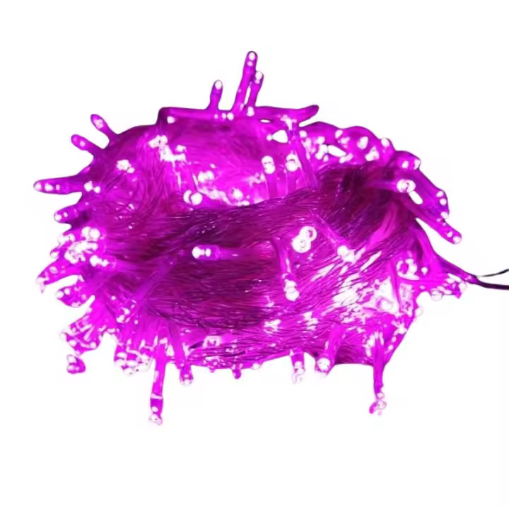 Gerimport Guirnalda LED Decorativa Morada para Uso Doméstico 10m - Ahorro Energético - 1