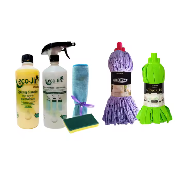 Pack de Limpieza Ecojin LABONCLER – Difusor, Fregonas y Accesorios para un Hogar Reluciente FREGONA OPTIMUS O TRAPEADORA. ECOJIN ORIGINAL DE LABONCLER . - 1