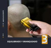 Afeitadora Eléctrica Recargable Kemei TX10 Para Hombres Cabello Y Barba Cuchilla Recortadora De Cara Máquina De Barbear Profesional - details 3