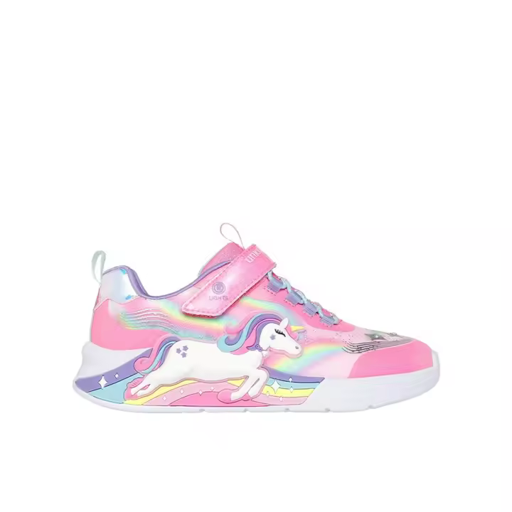 Skechers S-Lights: Unicorn Chaser Zapatillas deportivas para niña rosas en sintético 85818 - 1