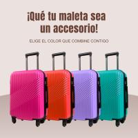 Maleta Avión Equipaje de Mano Viaje Cabina Trolley ABS Rígida 4 Ruedas Maleta de cabina rigida con asa telescopica 55x35x20CM - details 8