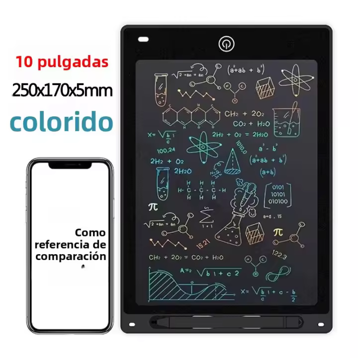 Tablet De Escritura LCD Para Niños 10/12 Pulgadas Tablero De Dibujo Magia Libro De Borrado Manual Regalo Educativo Para Niños - 1