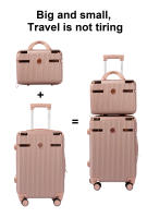 S7 Juego de maletas con 5 piezas, Set de tres maletas de viaje apilables y dos neceser ABS,Trolleys con asas laterales y un asa telescópica ergonómica, Maleta de cabina de mano con carcasa rígida resistente,Ruedas Spinner 360°,Cerraduras de combinación - details 7