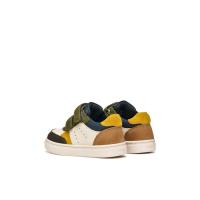 GEOX B465NC C1M3X 36197 25I SNEAKERS VELCROS IVORY/DK GREEN - details 2