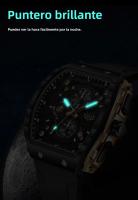 Reloj De Cuarzo Para Hombre LIGE Moda Lujo Deportivo Militar Casual Con Correa De Silicona Reloj Cronógrafo Resistente Al Agua Y Al Choque - details 8