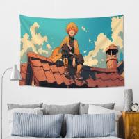 Tapiz A-Agatsuma Z-Zenitsu Decoración De Pared Para Habitación Estilo Japonés Impresión De Dibujos Animados Material Poliéster Tela Colgante Para Fiesta Y Decoración De Bebé - details 5