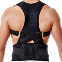 Corrector De Postura Con Terapia Magnética Soporte De Hombros Y Cinturón Lumbar Ajustable Para Hombres Y Mujeres Corrección De Espalda Y Omoplatos - details 0