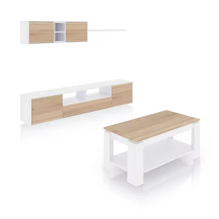 Habitdesign - Pack salón con mesa de centro Plus V1 - 1