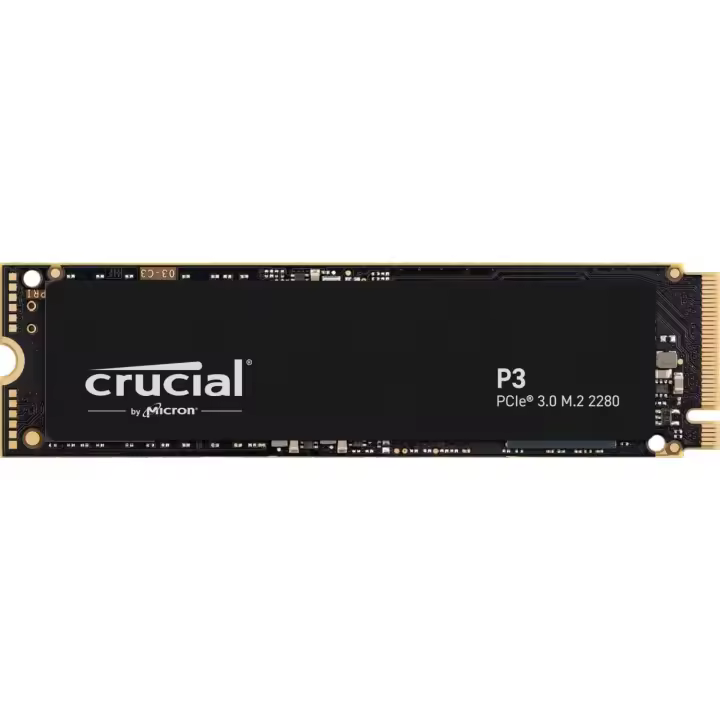 Crucial p3 500gb/1tb/2tb/4tb ssd m.2 3d nand nvme pcie sata 3 - 1
