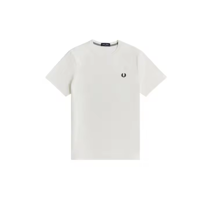 Fred Perry Crew Neck T-Shirt Snow White - 1