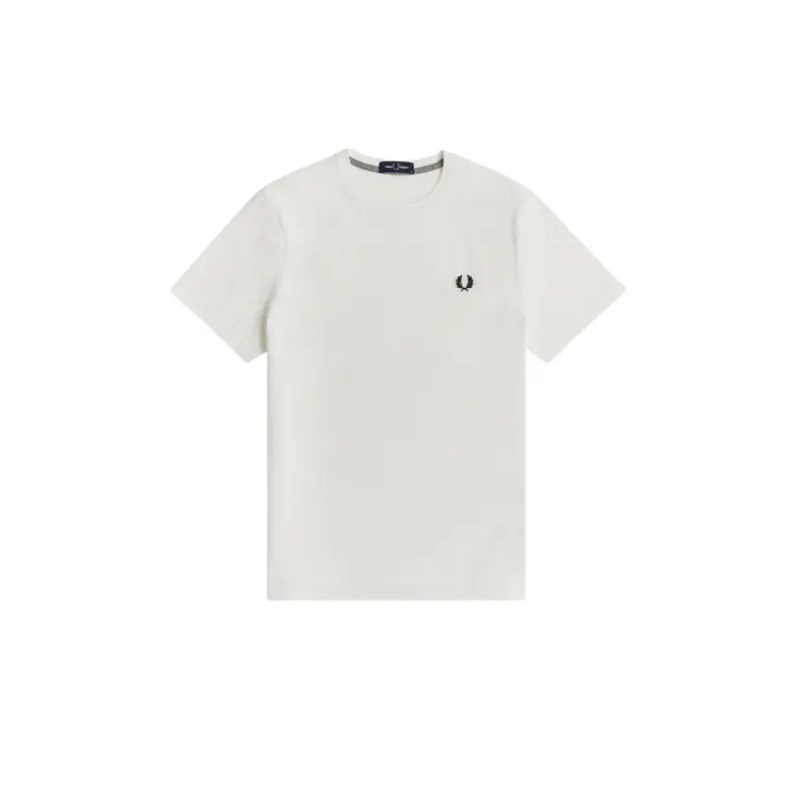 Fred Perry Crew Neck T-Shirt Snow White - 1