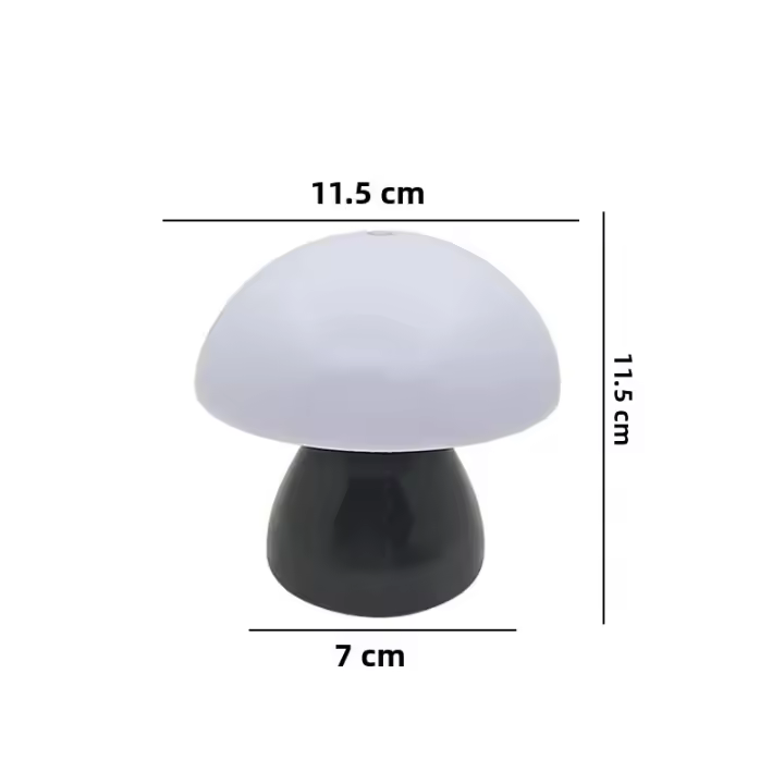 Lámpara De Mesa LED En Forma De Setas Con Carga Y Toque Para Decoración De Habitación De Hotel Bar Y Café Luz Nocturna Creativa Nórdica Pequeña - 1